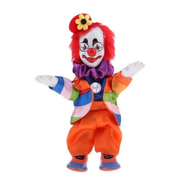 1 шт. лялька клоуна на барвистому будинку в