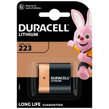 Литиевая батарея Duracell DL223 6V CRP2 EL223AP