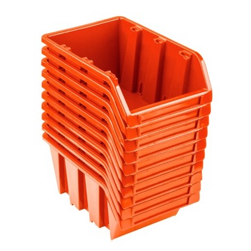 Контейнер для зберігання 10X ящик для сміття NP6 ORANGE