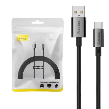 Кабель USB до USB-C Baseus Superior 100W 2M (чорний)