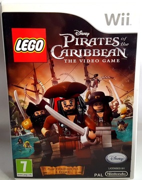 LEGO Пірати Карибського моря Wii-супер платформер для дітей !!! ГРА ЯК НОВА