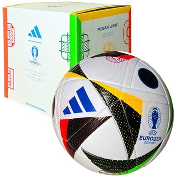 Футбол Adidas EURO 2024 FUSSBALLLIEBE League BOX R 5 IN9369 FIFA