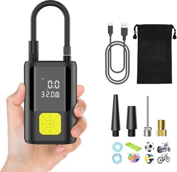 EVARYOO 6000mAh Mini Compressore Aria Portatile Auto
