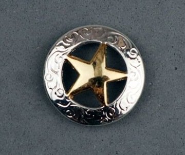 Звезда шерифа украшение 37 мм западный значок