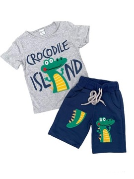 Комплект піжамний комплект динозавр футболка Шорти