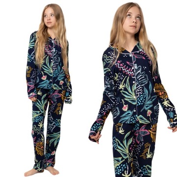 Pijama kids Aqua leaves