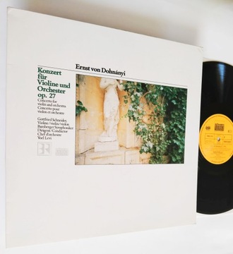 ЭРНСТ ФОН ДОНАНЬИ = КОНК. FOR VIOLIN LP GOTTFRIED SCHNEIDER / FIRST RECORDI.