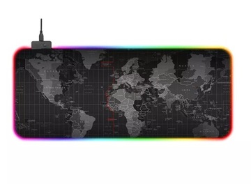 RGB СВІТЛОДІОДНИЙ ІГРОВИЙ КИЛИМОК ДЛЯ МИШІ З ПІДСВІЧУВАННЯМ