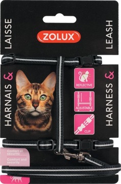 ZOLUX кішка прогулянковий комплект чорний