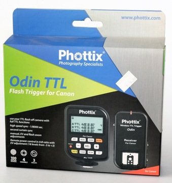 Phottix Odin TTL для Canon передавач з приймачем