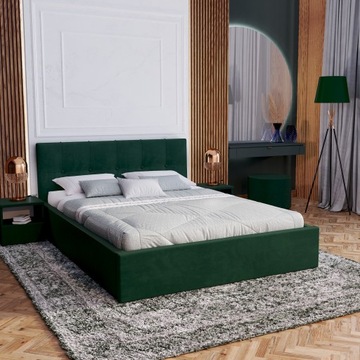 Кровать 160x200 мягкая металлическая рама RINO