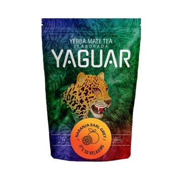 Yerba Mate Yaguar Naranja Earl Grey 0.5kg