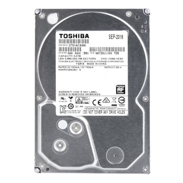 Жесткий диск Toshiba DT01ACA300 3000,00 SATA III 3,5" 3TB