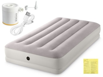 INTEX ліжко надувний матрац 64177 99X191X30CM USB насос