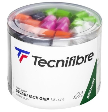 Tecnifibre tack Grip Box-обгортка для сквошу різних кольорів 24 шт.