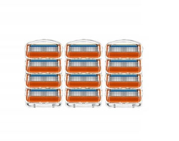 КАРТРИДЖІ ДЛЯ GILLETTE FUSION5 12 ШТ.