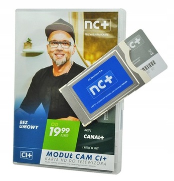 Модуль CI + CAM Canal + ТВ на карту ТНК HD NC + 1 msc TV без оплаты контракта