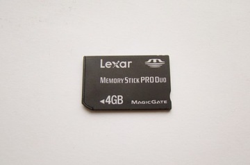 Карта памяти MS Pro DUO 4 ГБ LEXAR Magic Gate