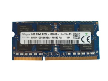 Оперативна пам'ять 8GB DDR3 SO-DIMM PC3L 12800S 1600MHz
