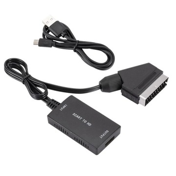 SCART в HDMI конвертер с кабелем, Wrugste Scar