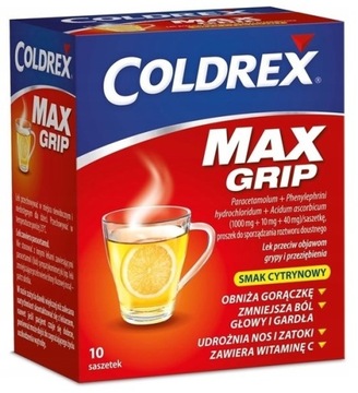 Coldrex Max Grip 10саш. грип застуда
