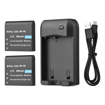 NP - 40 Battery Charger with LED Indicator Light