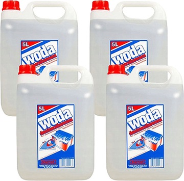 Деминерализованная дистиллированная вода 4X5L 20L