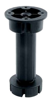 Мебельная ножка регулируемая H150 черная грузоподъемность 400 кг
