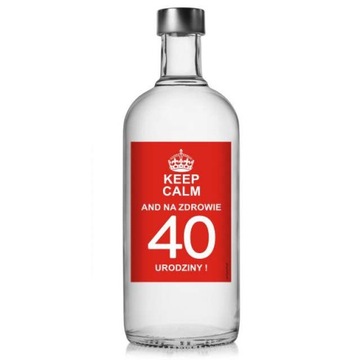день народження етикетки для алкоголю горілка 40 день народження