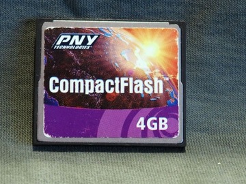 Карта памяти CompactFlash Card PNY 4GB.