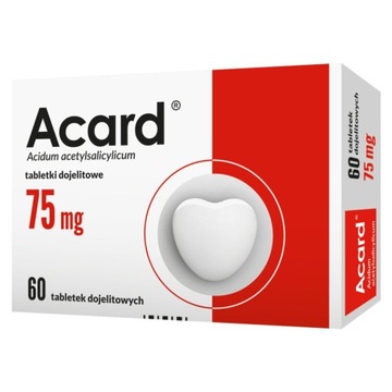 Acard 75 мг x 60 таблеток