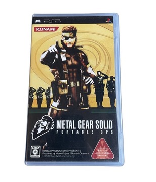Metal Gear Solid Portable Ops NTSC-J