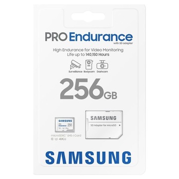 Карта пам'яті Samsung PRO Endurance microSD 256 ГБ