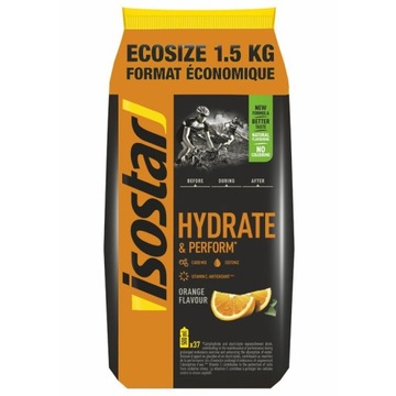 ISOSTAR 1500 г концентрат ізотонічний напій HYDRATE ізотонік вуглеводи