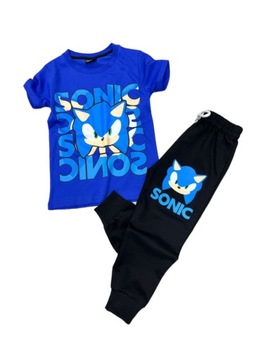 Комплект спортивний костюм футболка + штани Sonic 7/8 років