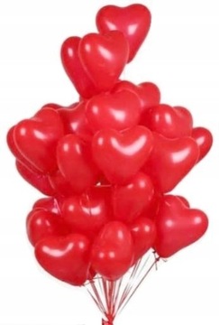 Красные воздушные шары в форме сердца на День святого Валентина, свадебное причастие, 50 шт.