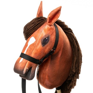 Hobby Horse Skippi A3-Янтарь - игрушка для девочки лошадь на палке