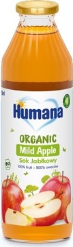 HUMANA BIO яблочный сок 100% 750ml витамины