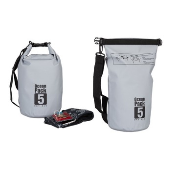 Водонепроницаемый сухой мешок седельная сумка для водных видов спорта RelaxDays 5L.