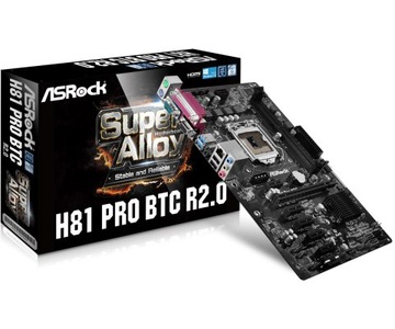 Материнська плата ASRock H81 Pro BTC R2. 0 ATX