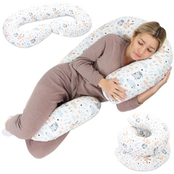 ПОДУШКА ДЛЯ БЕРЕМЕННЫХ ROGAL ДЛЯ СНА ТИП C 3IN1