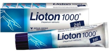 Lioton 1000 гель для варикозного розширення вен набряклість гепарин 100 г