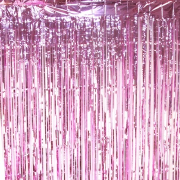 Завіса 100x250 см рожевий / 1 шт.