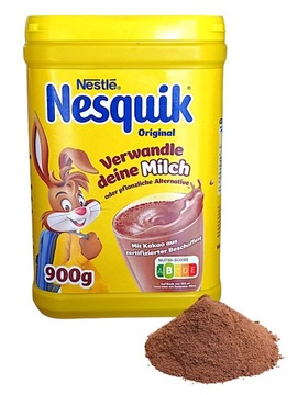 Какао Nesquik, шоколадный напиток 900 г может из Германии