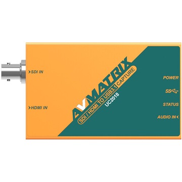 AVMATRIX UC2018-HDMI / SDI для USB3. 1 TYPE-C Uncompressed Video Capture