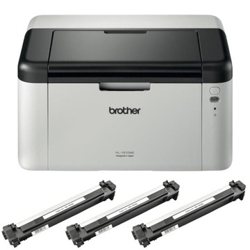 Лазерный принтер Brother HL-1210WE + 3 тонера
