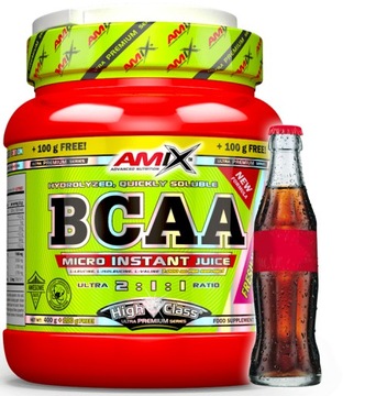 Amix BCAA амінокислоти 2:1: 1 500 г мікро миттєва Кола
