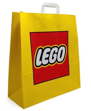 LEGO подарочный бумажный пакет размер L большой 6315794 для строительных блоков 45x48x17 см