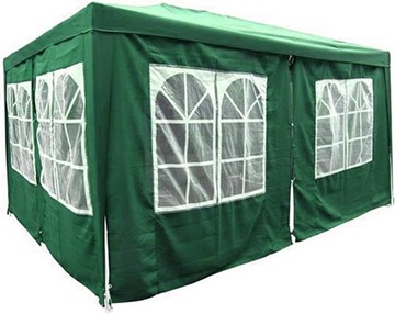 Коммерчески шатер павильона сада 3КС4М + 8 стены зеленое окно