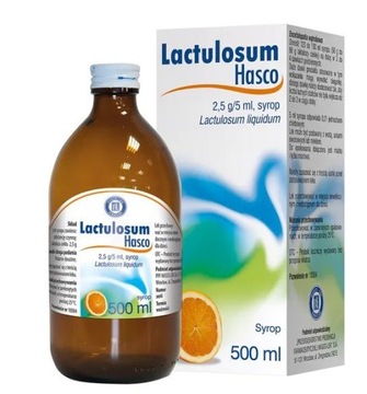 Lactulosum HASCO сироп 2,5 г/5 мл, 500 мл